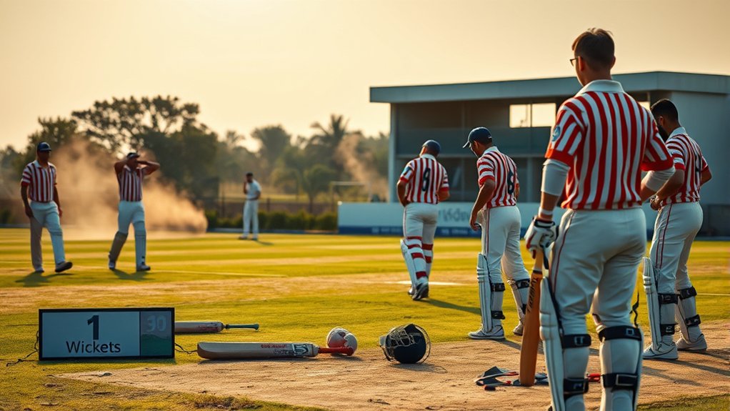 all out with fewer wickets