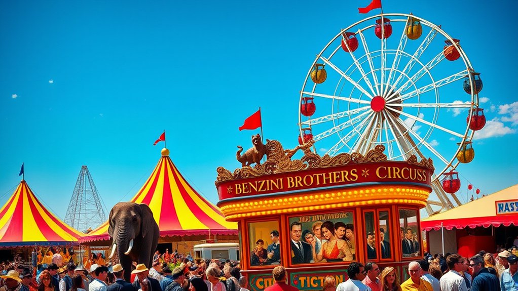 authentic yet fictional circus