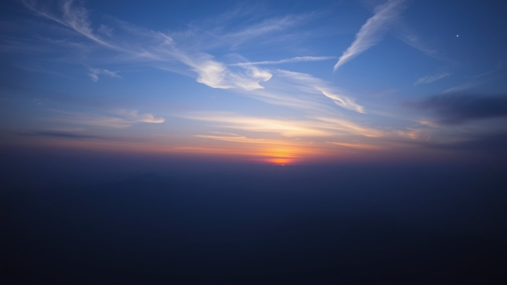 choose fitting sky similes