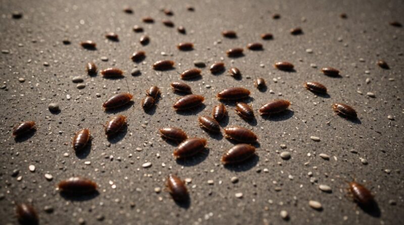 cockroach droppings small dark