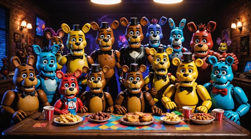 complete list of fnaf characters