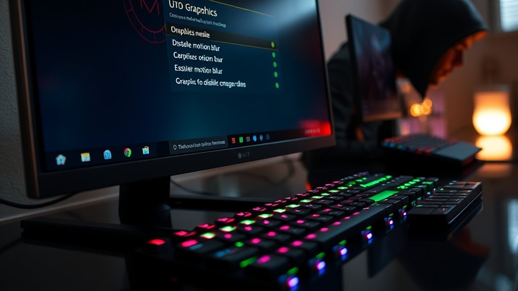 disable motion blur settings