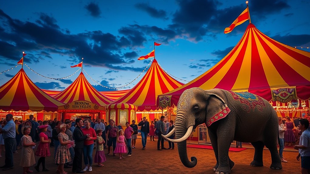 fictional circus from novel