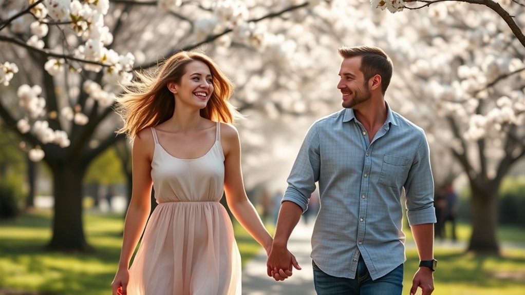 flirtation turns into romance