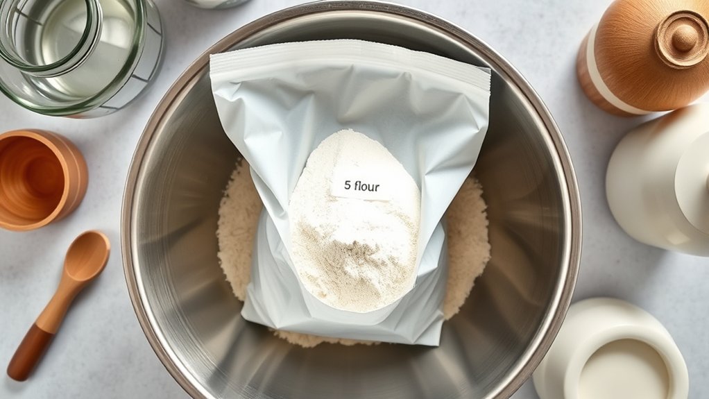 flour storage container sizes