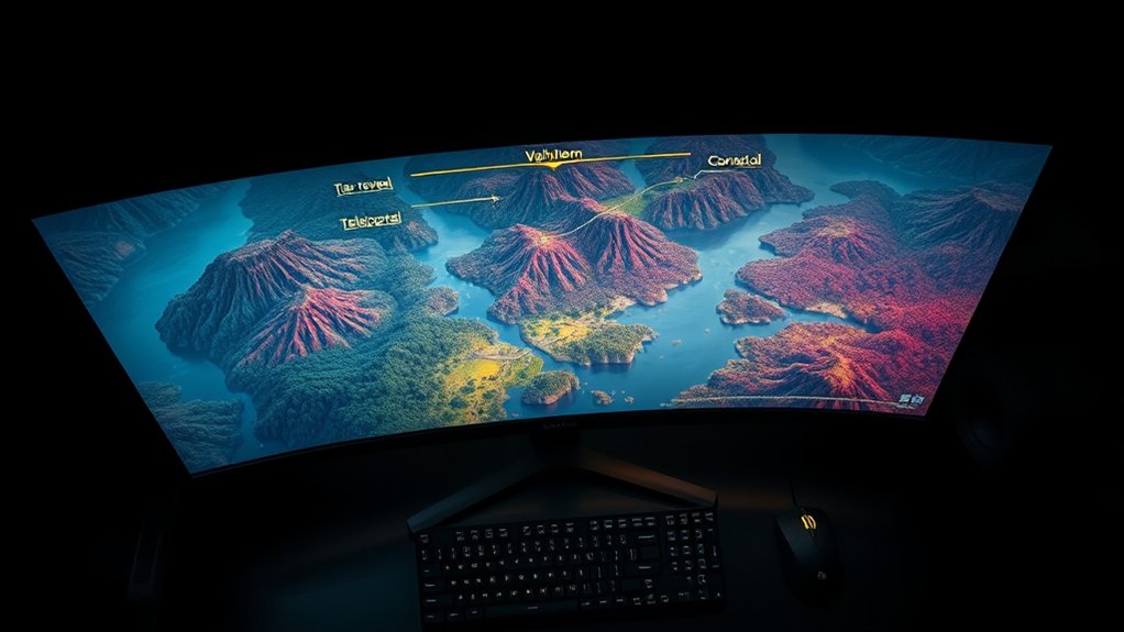 map reveal and teleportation