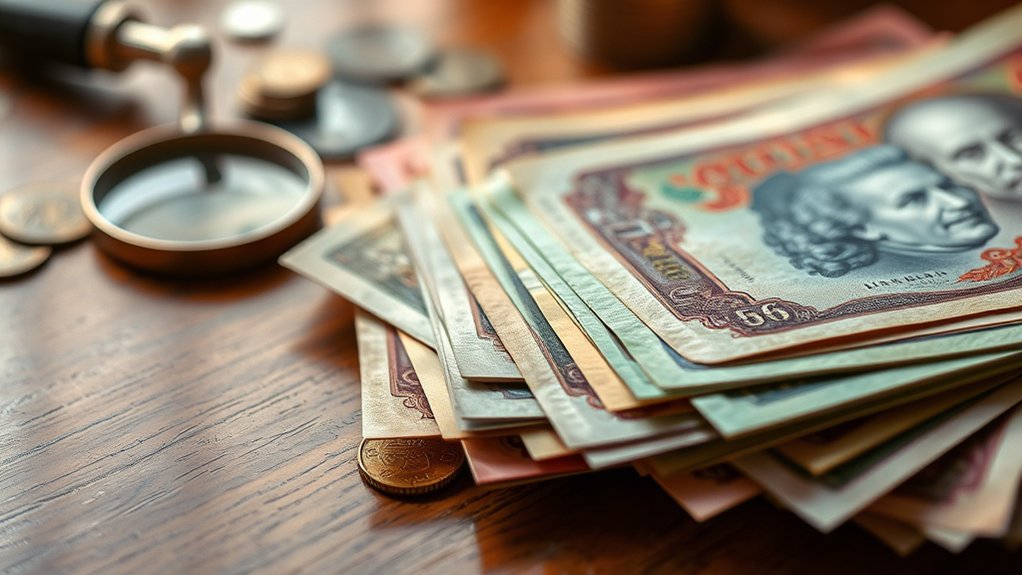 old russian banknotes values vary