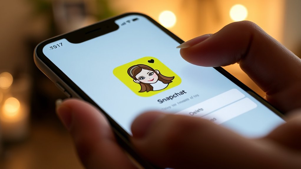 remove bitmoji from snapchat