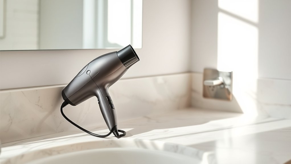 risks of plugged hair dryer