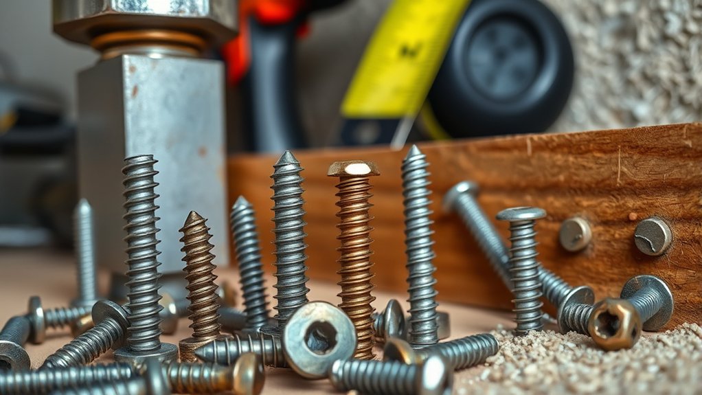 screw selection for materials