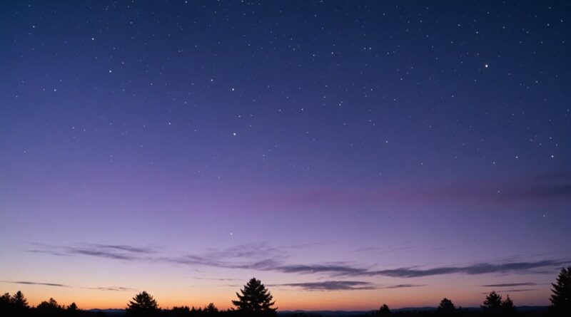 similes describing the sky