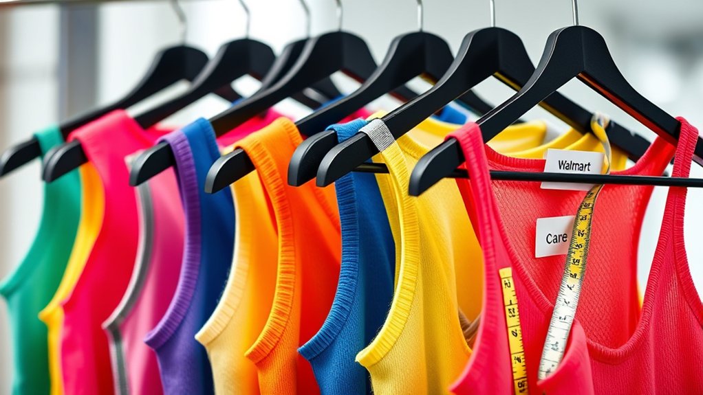 sizing and care guidelines