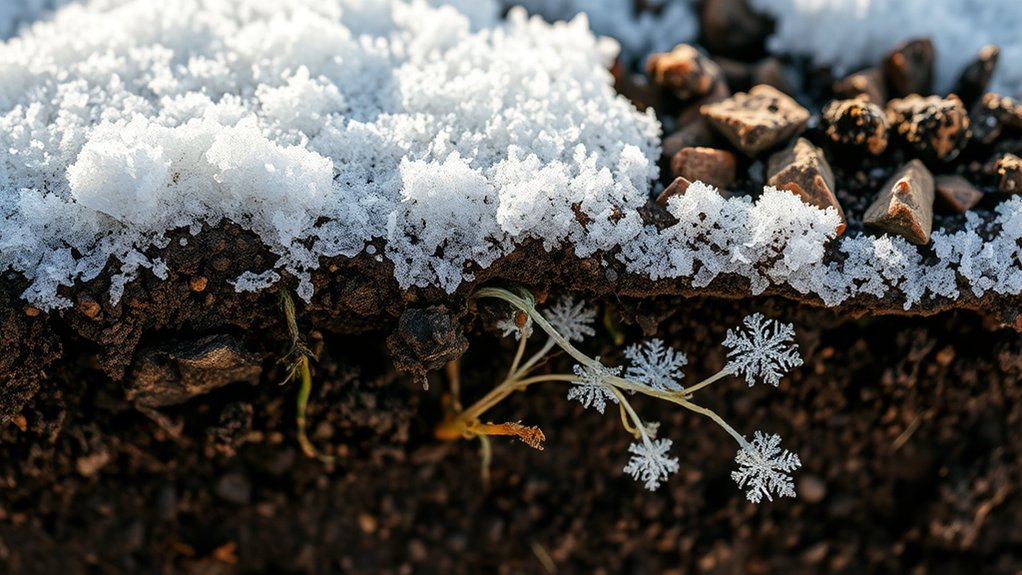 stable temperatures below frost