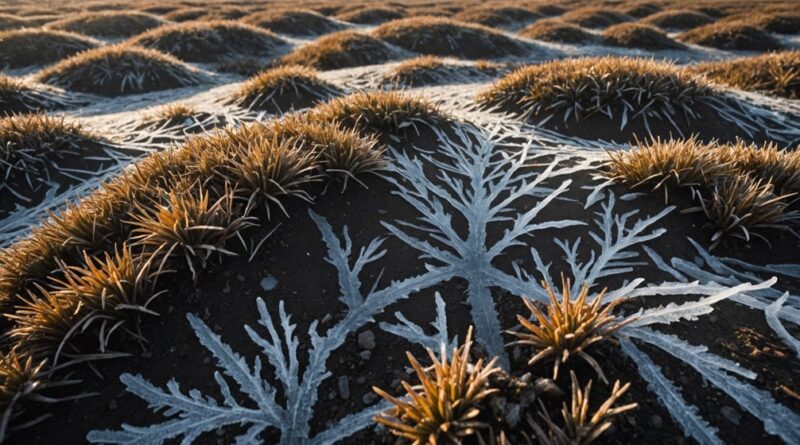 sub zero temperatures below frost